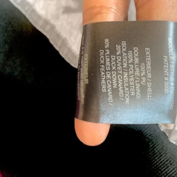 PIUMATE FEATHER DUCK DOWN COAT WINTER COAT BOMBER JACKET CLEAR JACKET WOMEN - Picture 9 of 13